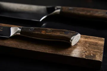 Damascus By Hâws chef & vegetable knife set 2 pieces - Wenge - Hâws