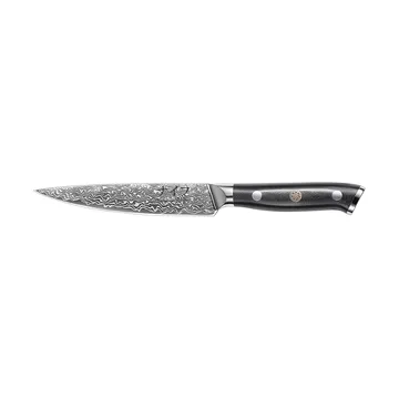 Damascus By Hâws universal knife 23.6 cm - Black-stainless steel - Hâws