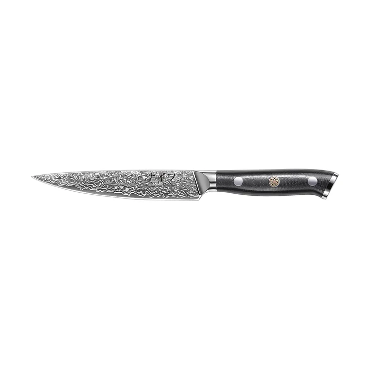 Damascus By Hâws universal knife 23.6 cm - Black-stainless steel - Hâws