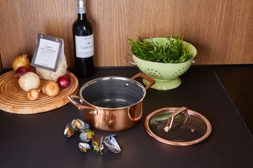Hâws Santo casserole with lid hybrid coating 2.2 L - Rose Gold - Hâws