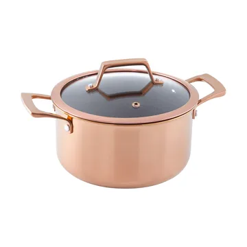 Hâws Santo casserole with lid hybrid coating 3.4 L - Rose Gold - Hâws