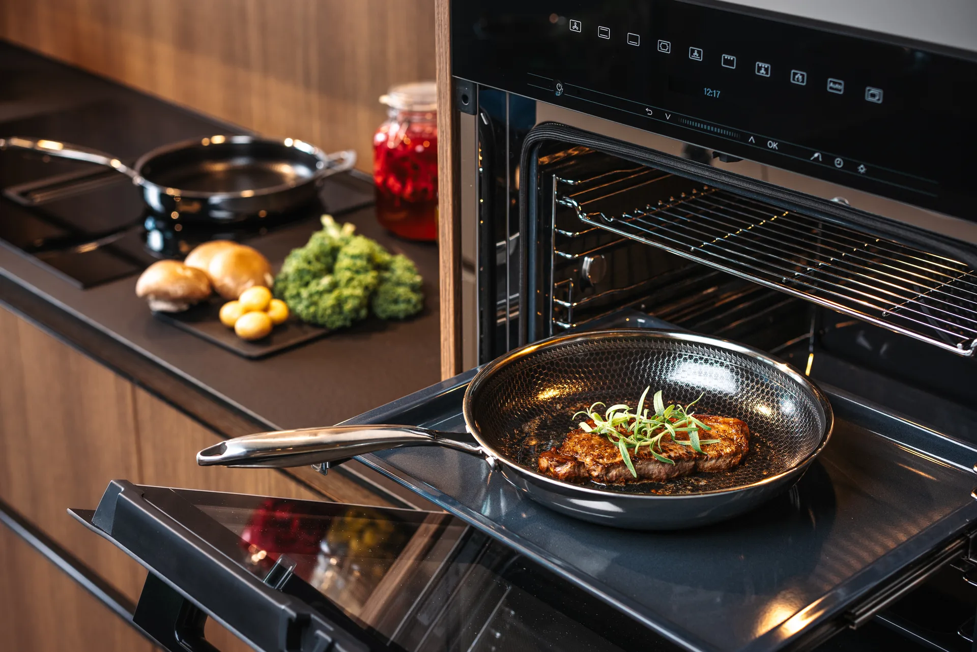 Hâws Santo frying pan hybrid coating Ø30 cm, Silver Hâws