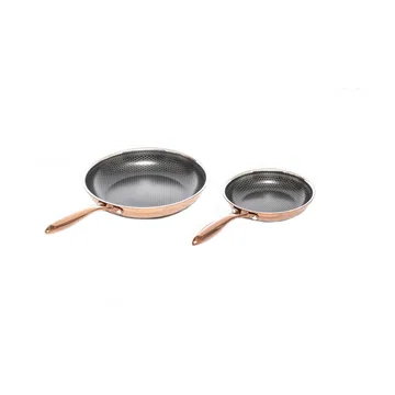 Hâws Santo frying pan set hybrid coating 2-piece - Rose Gold - Hâws