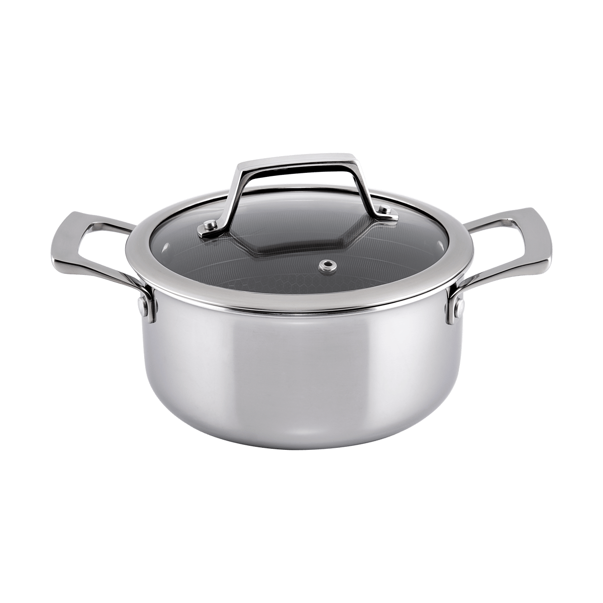Hâws Santo hybrid coating pot with lid 2.2 L Stainless steel