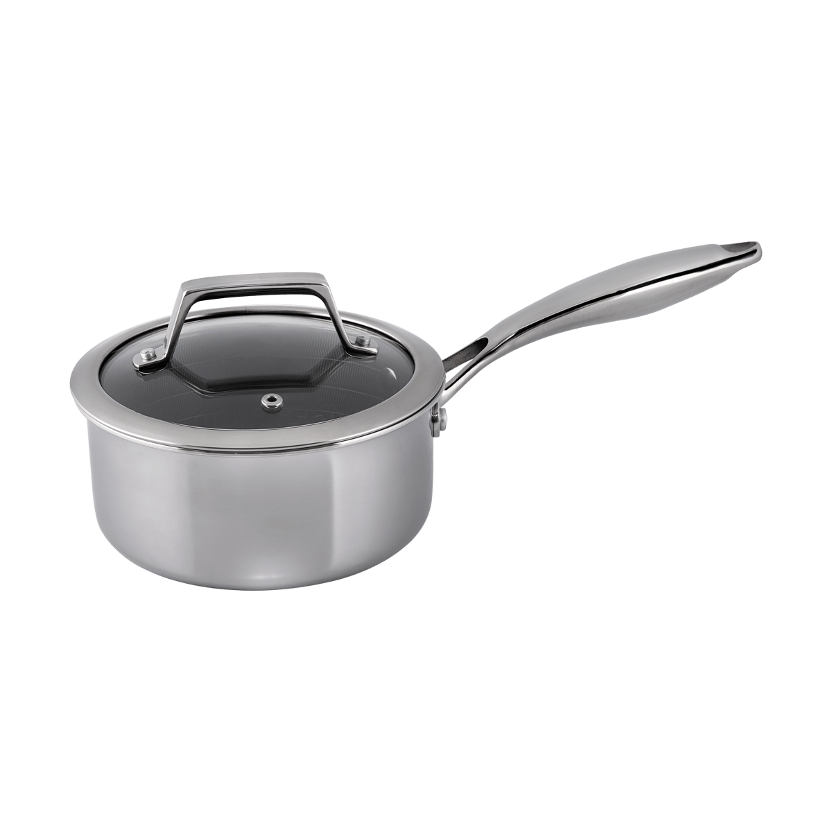 Hâws Santo hybrid coating saucepan with lid 1.5 L Stainless steel
