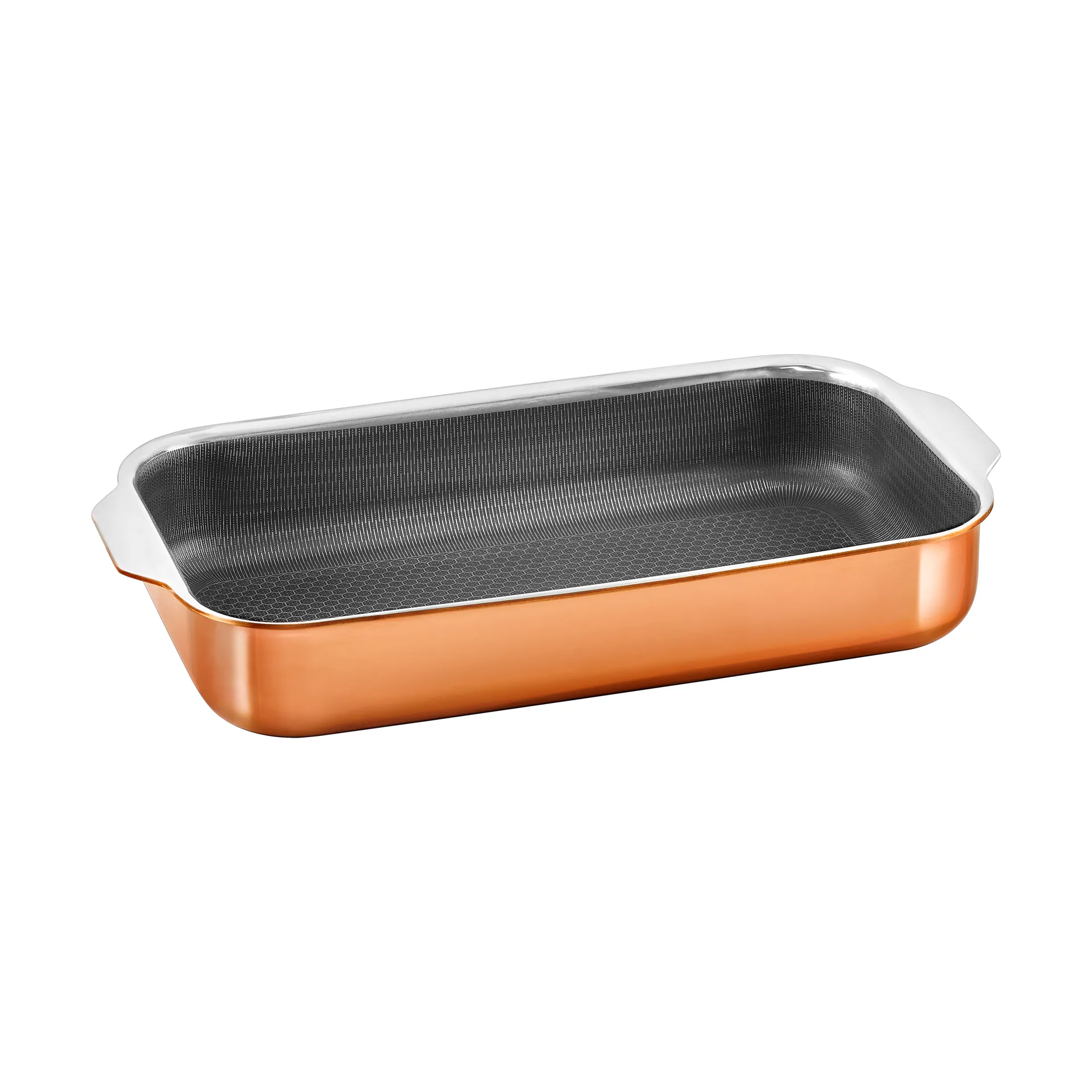 Hâws Santo roasting pan oven dish hybrid coating rose gold, 30x16 cm Hâws