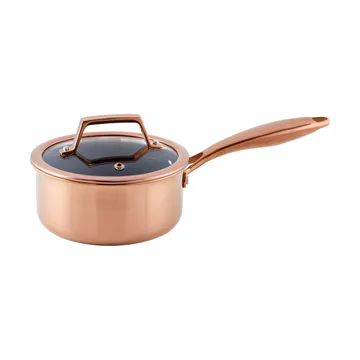 Hâws Santo saucepan with lid hybrid coating 1.5 L - Rose Gold - Hâws