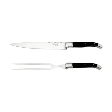 Laguiole By Hâws 2-piece carving set - Black Wood - Hâws