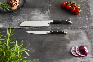 Laguiole By Hâws 2-piece chef's knife set - Black Wood - Hâws