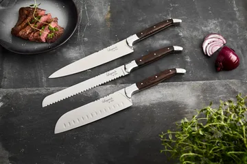 Laguiole By Hâws 3-piece chef's knife set - Wenge - Hâws