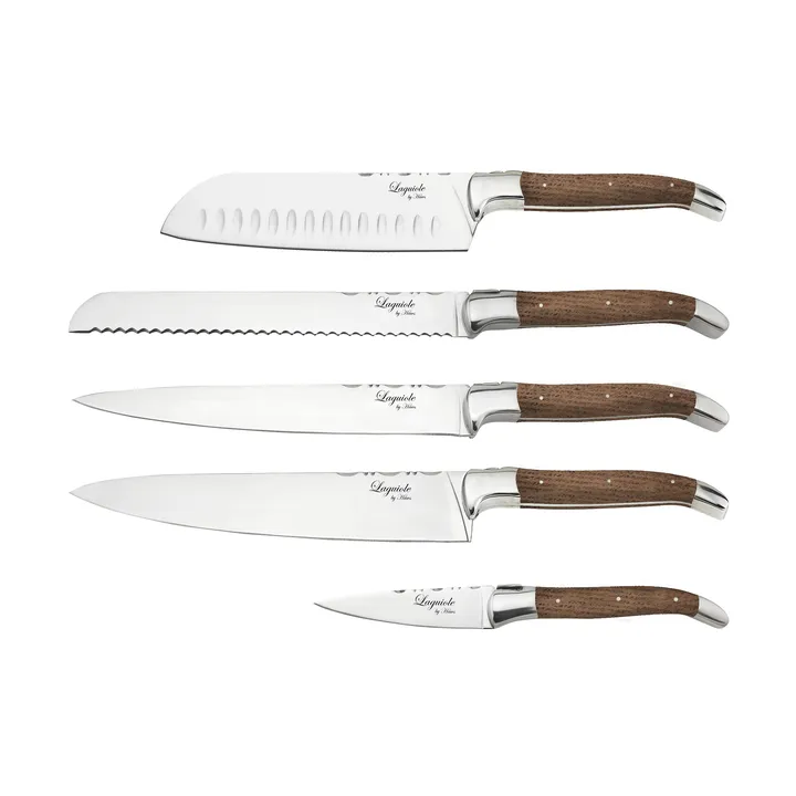 Laguiole By Hâws 5-piece kitchen knife set - Oak - Hâws