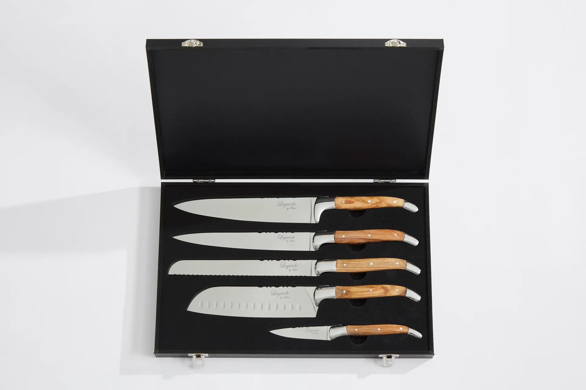 Laguiole By Hâws 5-piece kitchen knife set, Olive Hâws