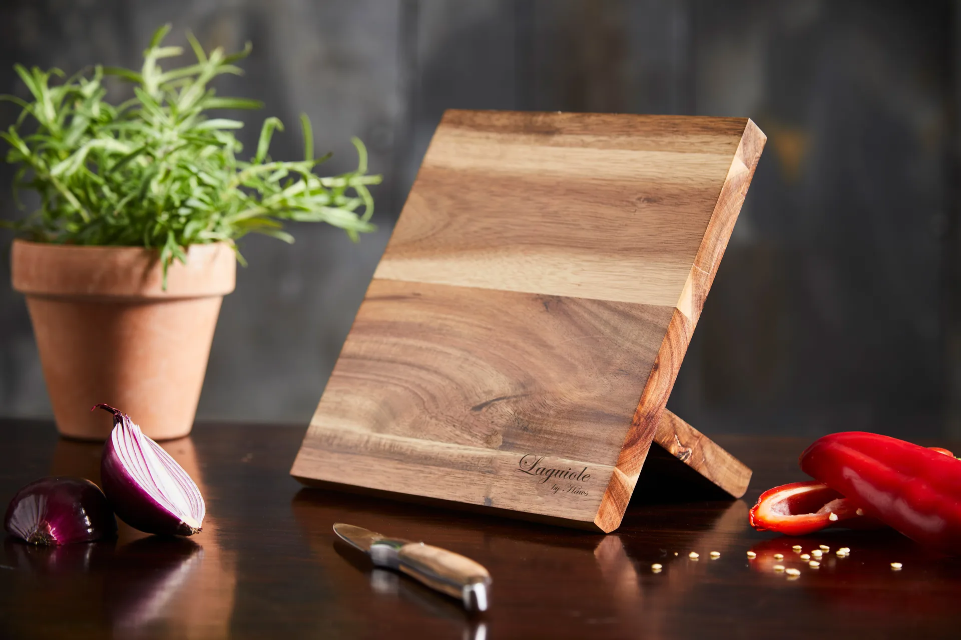 Laguiole By Hâws 5-piece kitchen knife set, Olive Hâws