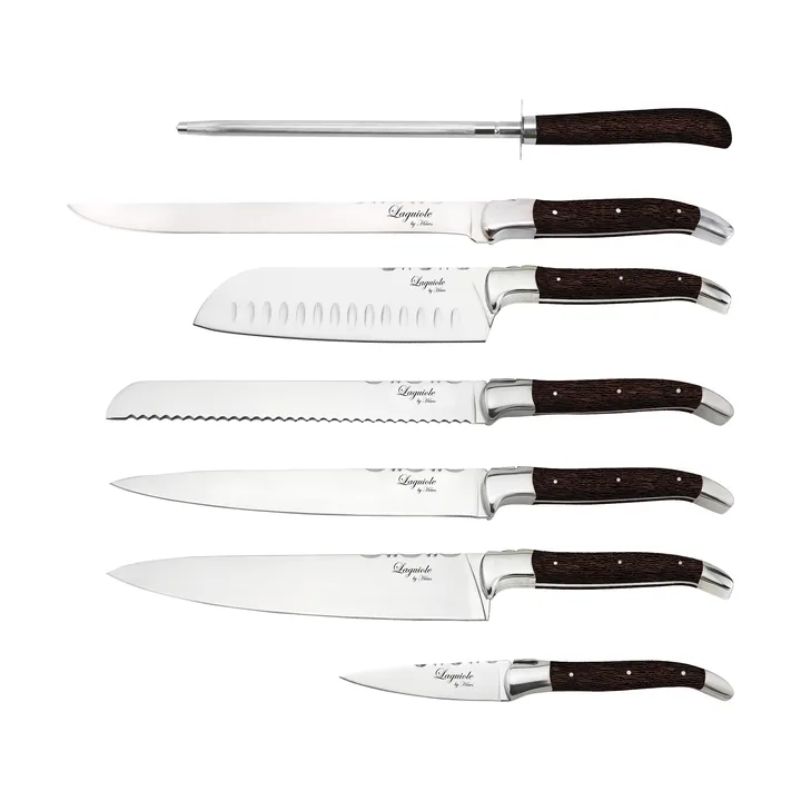 Laguiole By Hâws 7-piece chef's knife set - Wenge - Hâws