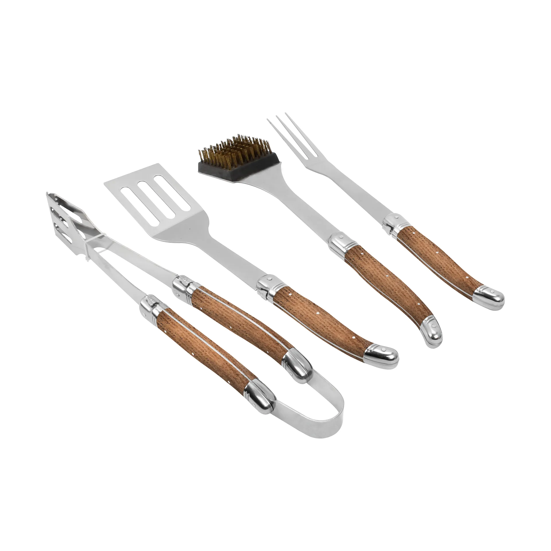 Laguiole By Hâws BBQ grill set 4-piece, Oak Hâws