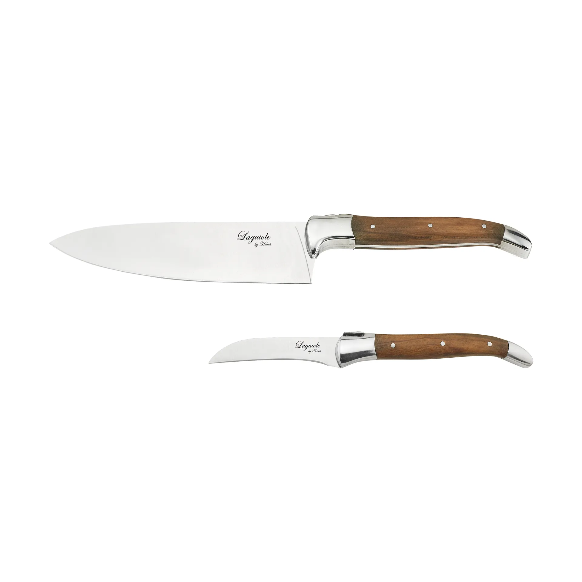 Laguiole By Hâws bowl & chef's knife set 2-piece, Olive Hâws