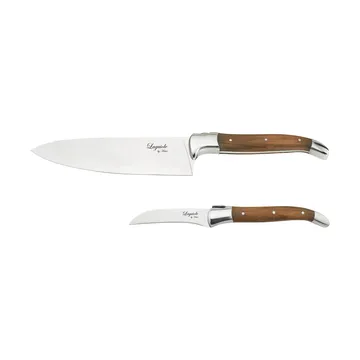 Laguiole By Hâws bowl & chef's knife set 2-piece - Olive - Hâws