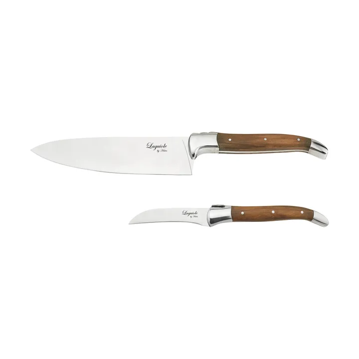 Laguiole By Hâws bowl & chef's knife set 2-piece - Olive - Hâws