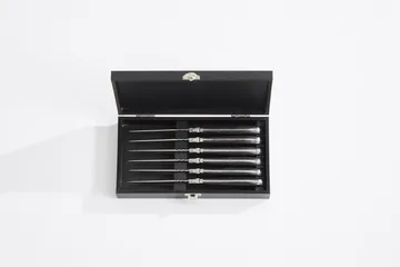 Laguiole By Hâws grilling fork 6-pack - Black Wood - Hâws