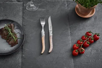 Laguiole By Hâws grilling fork 6-pack - Oak - Hâws