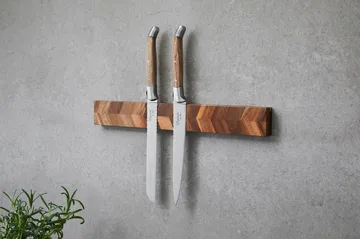 Laguiole by Hâws magnetic knife rack 40x5x2 cm - Acacia wood Herringbone style - Hâws