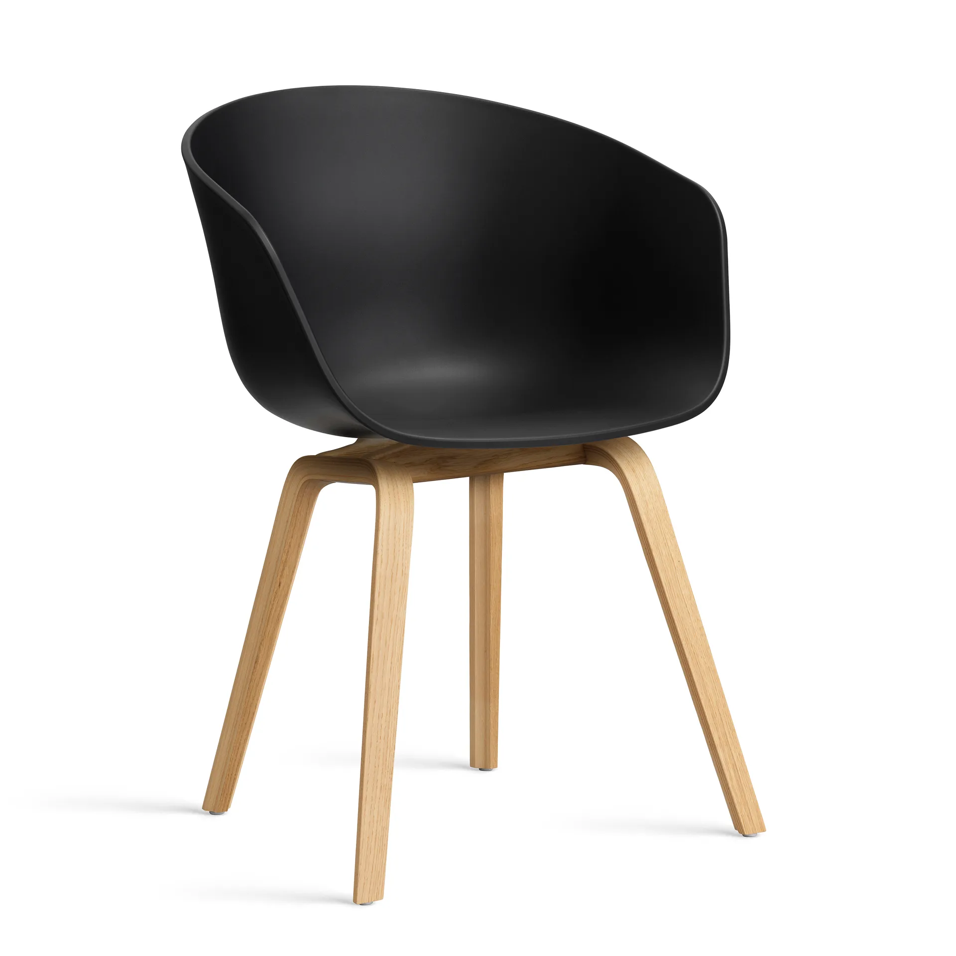 About a Chair 22 2.0 chair, Black-lacquered oak frame HAY