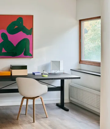 About a Chair 22 2.0 chair - Melange cream-lacquered oak frame - HAY