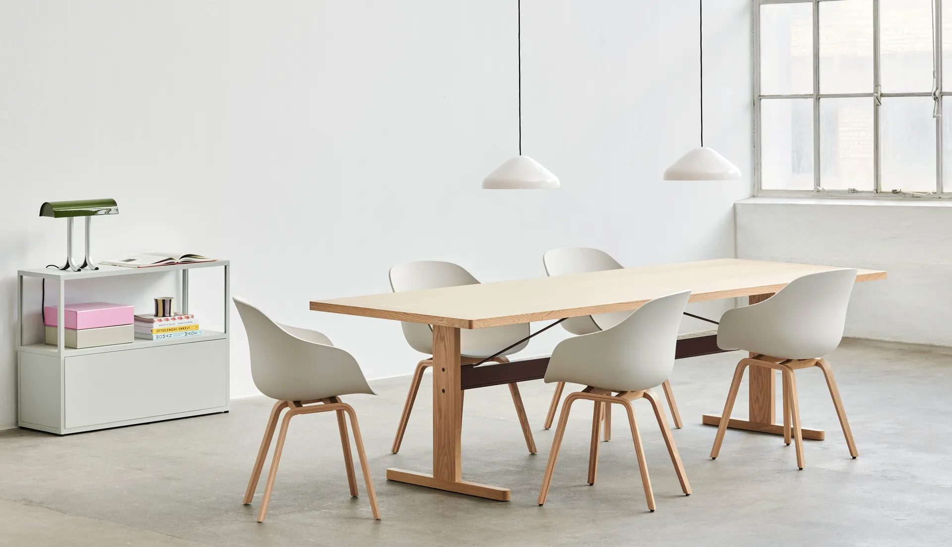 About a Chair 22 2.0 chair, White-lacquered oak frame HAY