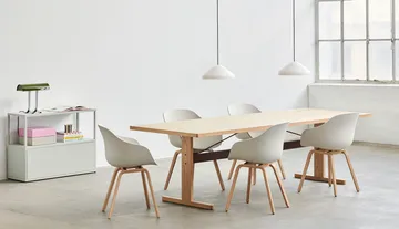 About a Chair 22 2.0 chair - White-lacquered oak frame - HAY