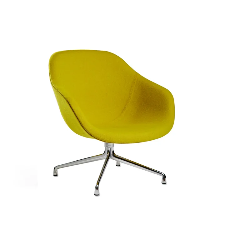 About a Lounge AAL81 armchair - Hallingdal 420-aluminium frame - HAY