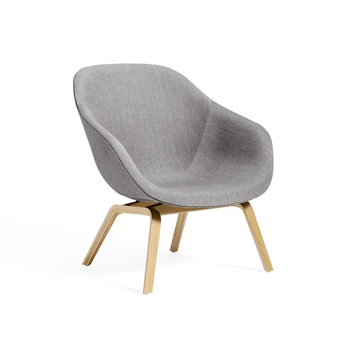About A Lounge AAL83 lounge chair - Remix 133 grey melange-oak legs - HAY