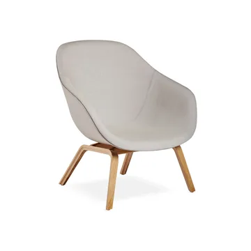 About A Lounge AAL83 lounge chair - Steelcut Trio 105 grey melange-oak legs - HAY