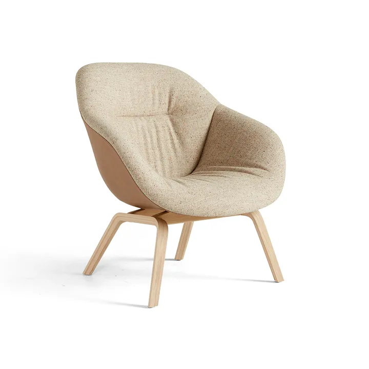 About a Lounge AAL83 Soft Duo lounge chair - Bolgheri lgg60 melange-oak legs - HAY