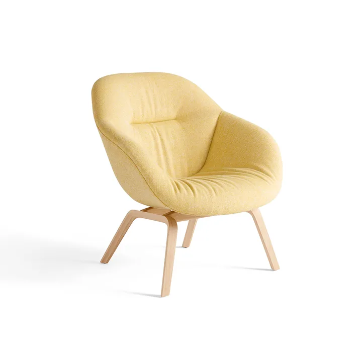 About a Lounge AAL83 Soft lounge chair - Hallingdal 407 yellow-oak legs - HAY