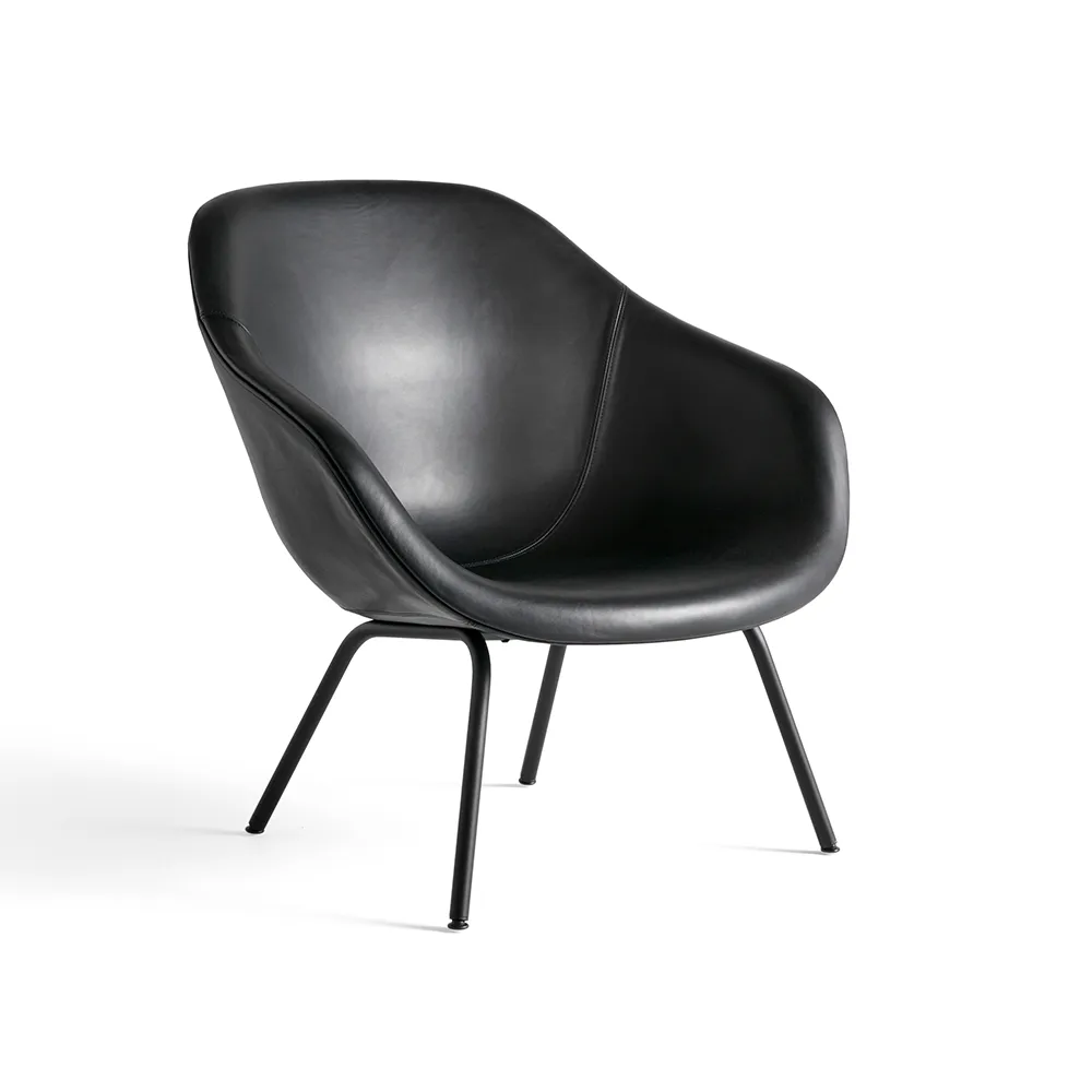 About a Lounge AAL87 armchair, Sense black-black steel frame HAY