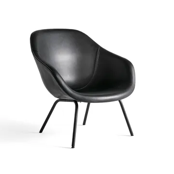 About a Lounge AAL87 armchair - Sense black-black steel frame - HAY