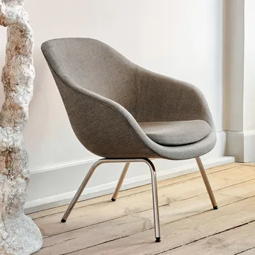 About a Lounge AAL87 armchair - Sense black-black steel frame - HAY