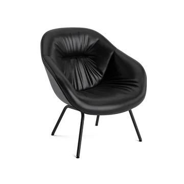 About a Lounge AAL87 Soft armchair - Sense black-black steel frame - HAY