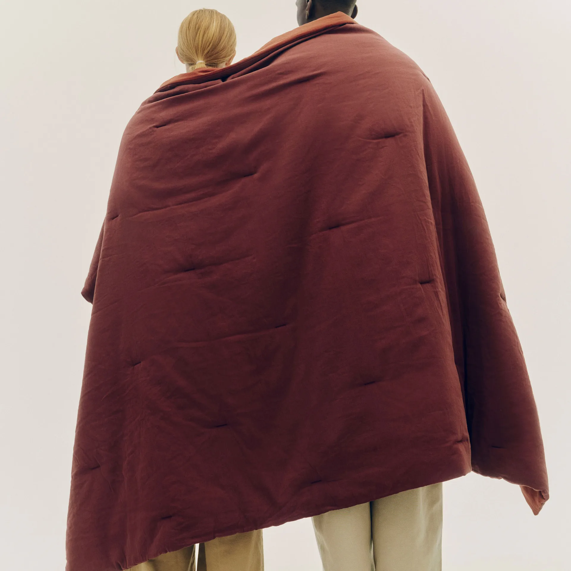 Air Quilt throw, Iron red, 140x200 cm HAY