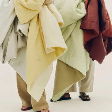 Air Quilt throw - Mint green, 140x200 cm - HAY