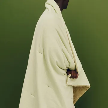 Air Quilt throw - Soft yellow, 140x200 cm - HAY