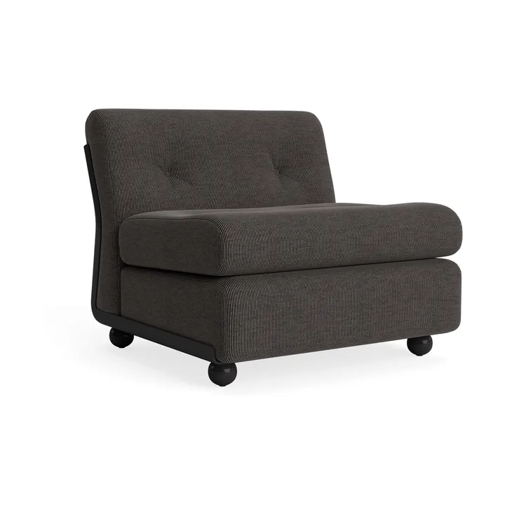 Amanta sofa module - Anthracite-yuma 1010, 1-seater/armchair - HAY