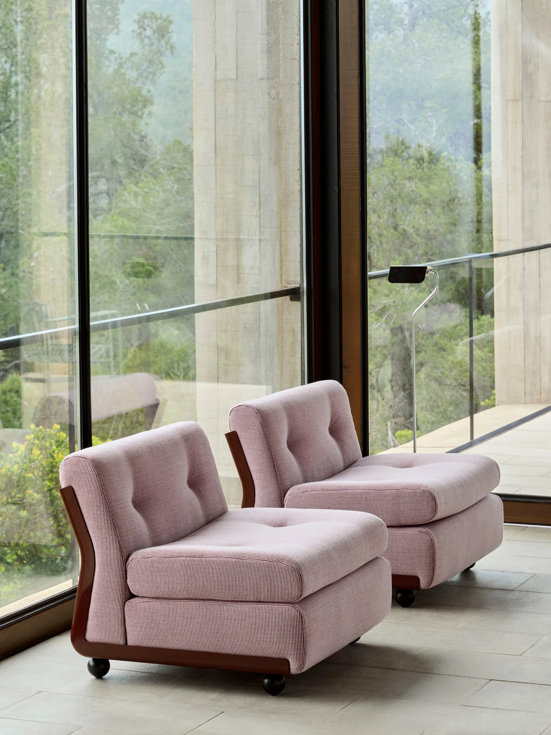 Amanta sofa module, Burgundy red-yuma 1851, 1-seat/armchair HAY