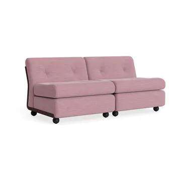 Amanta sofa module - Burgundy red-yuma 1851, 2-seater - HAY