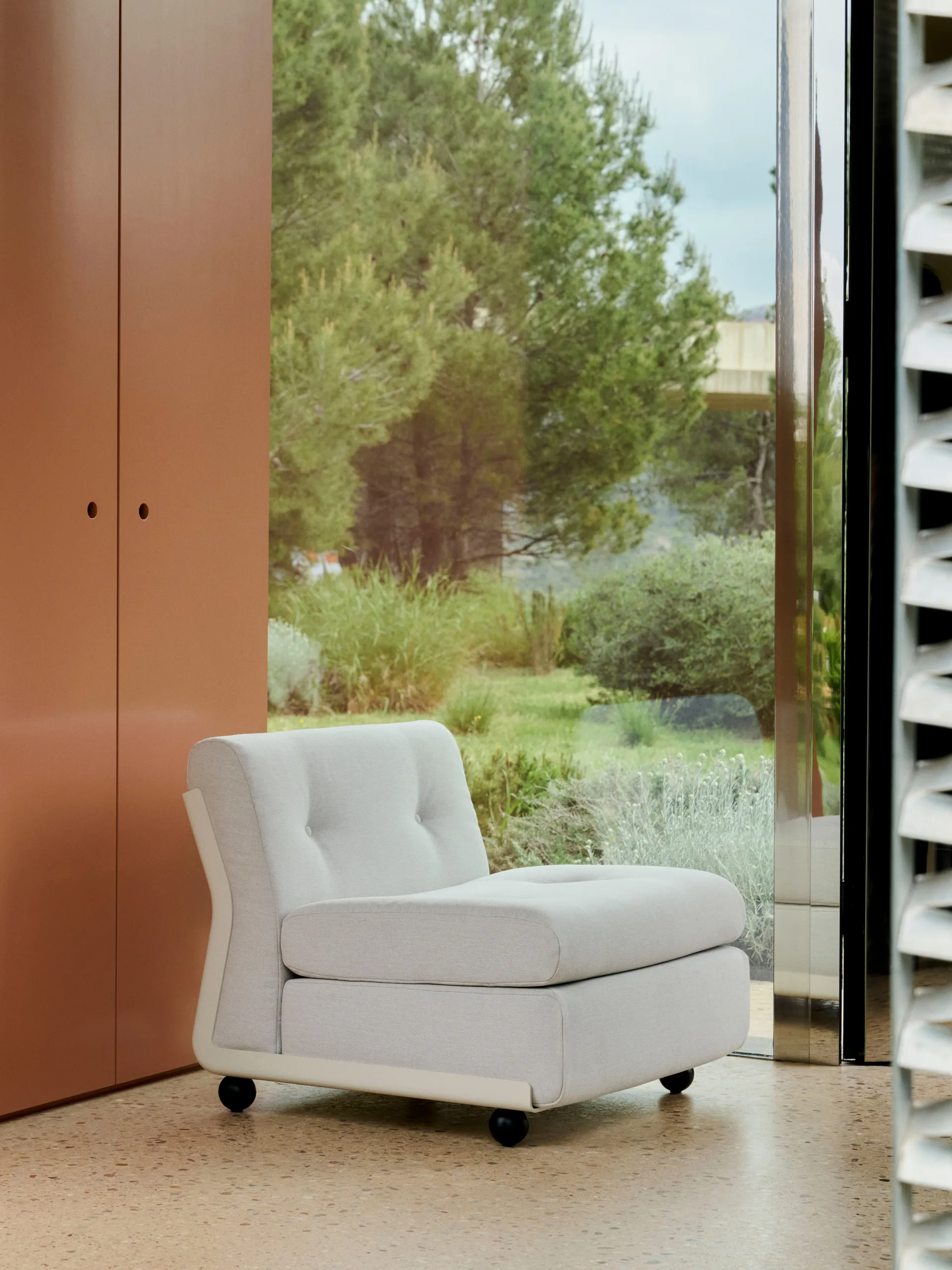 Amanta sofa module, Cream beige-story 102, 1-seater/armchair HAY