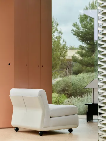 Amanta sofa module - Cream beige-story 102, 1-seater/armchair - HAY