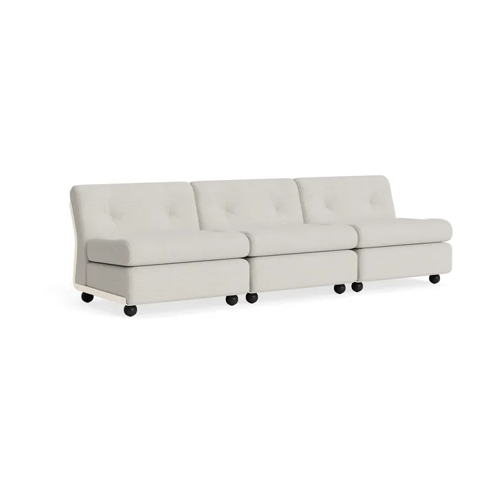 Amanta sofa module - Cream beige-story 102, 3 seater - HAY