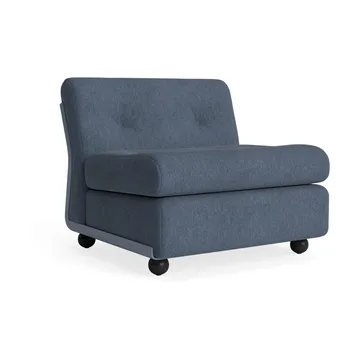 Amanta sofa module - Frost blue-turf blue, 1-seater/armchair - HAY
