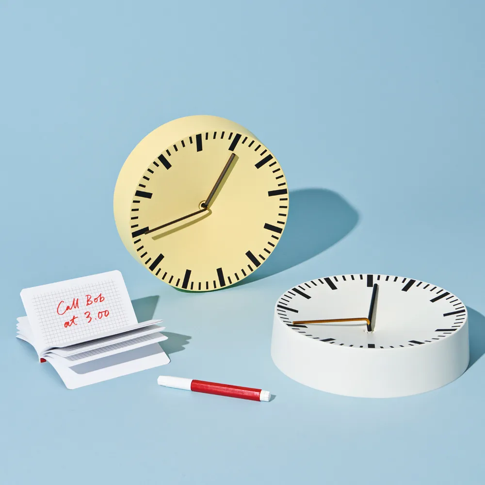 Analogue wall clock, White HAY
