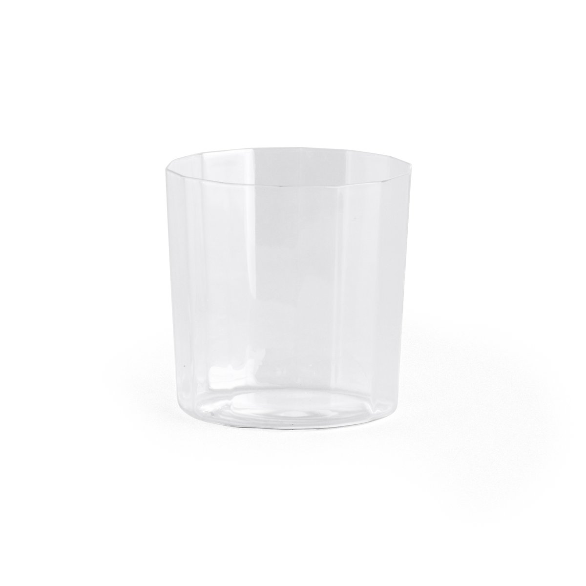 HAY Angle drinking glass Wide 7,5 cm | Scandinavian Design | Drinking glasses & tumblers | Transparent
